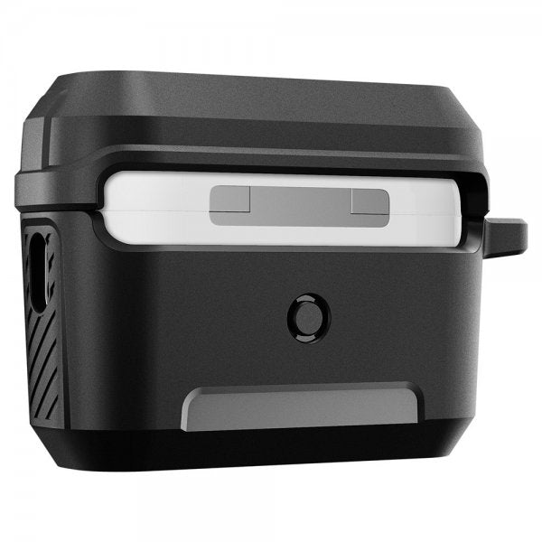 Spigen AirPods Pro 2 Deksel Lock Fit Matte Black