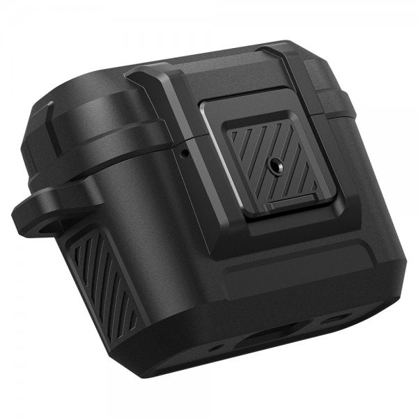 Spigen AirPods Pro 2 Deksel Lock Fit Matte Black