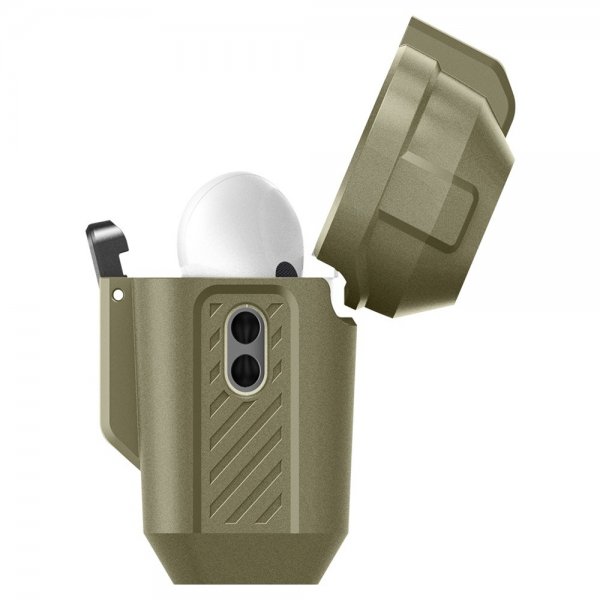 Spigen AirPods Pro 2 Deksel Lock Fit Vintage Khaki