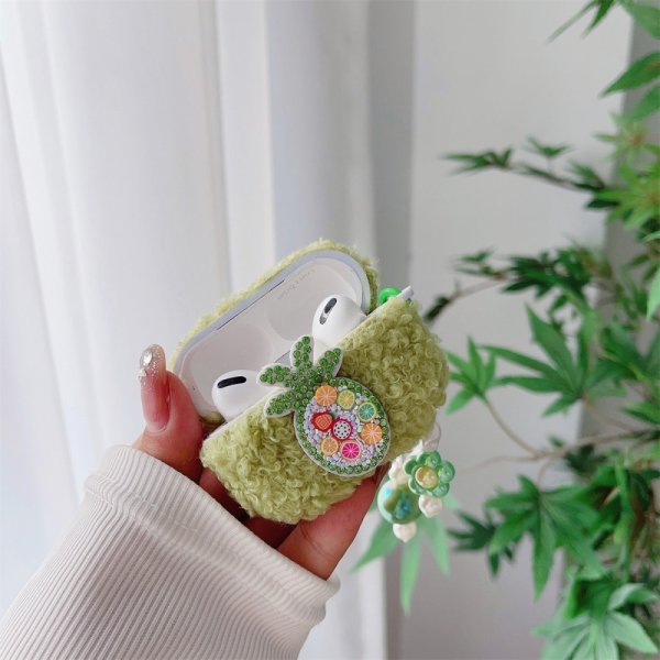 AirPods Pro 2 Deksel Plysj Ananas