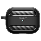 Spigen AirPods Pro 2 Deksel Rugged Armor Matte Black