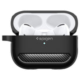 Spigen AirPods Pro 2 Deksel Rugged Armor Matte Black