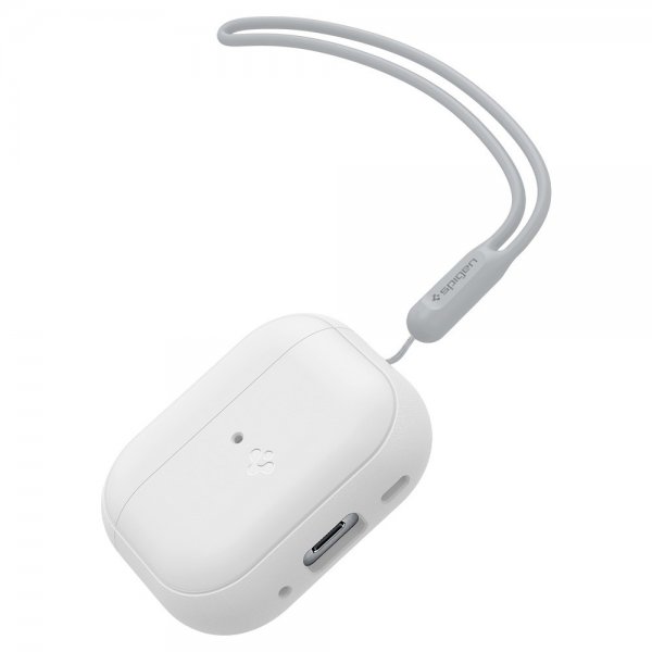Spigen AirPods Pro 2 Deksel Silicone Fit + Strap Hvit