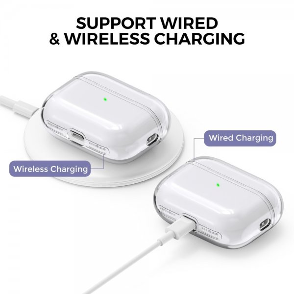 Ahastyle AirPods Pro 2 Deksel Transparent