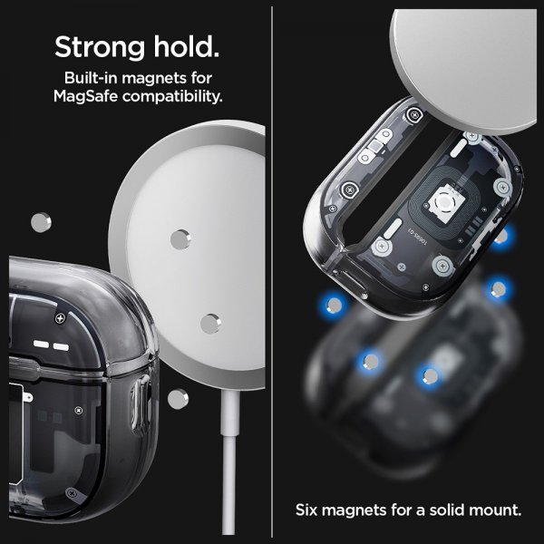Spigen AirPods Pro 2 Deksel Ultra Hybrid Zero One MagFit Svart