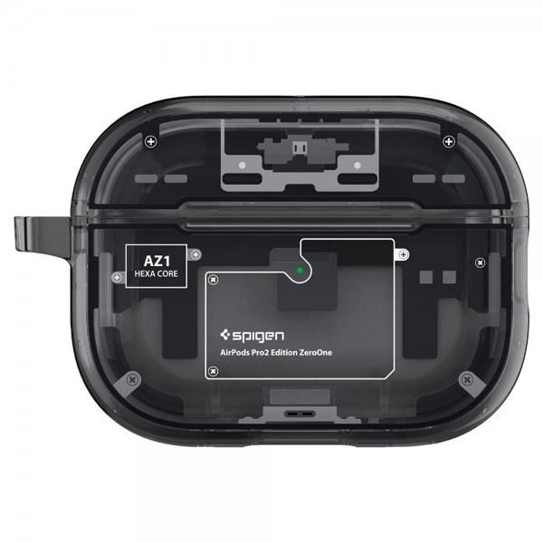 Spigen AirPods Pro 2 Deksel Ultra Hybrid Zero One MagFit Svart