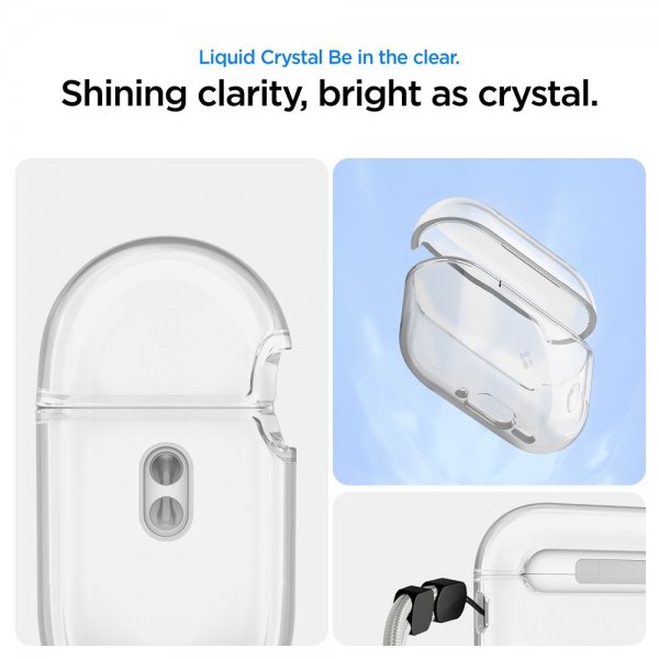 Spigen AirPods Pro 3 Deksel Liquid Crystal Crystal Clear