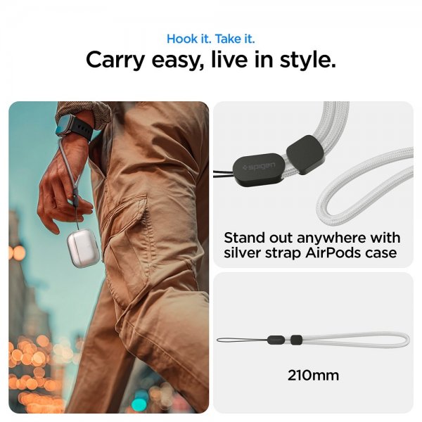 Spigen AirPods Pro 3 Deksel Liquid Crystal Crystal Clear