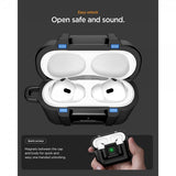 Spigen AirPods Pro 3 Deksel Lock Fit Matte Black