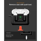 Spigen AirPods Pro 3 Deksel Lock Fit Matte Black