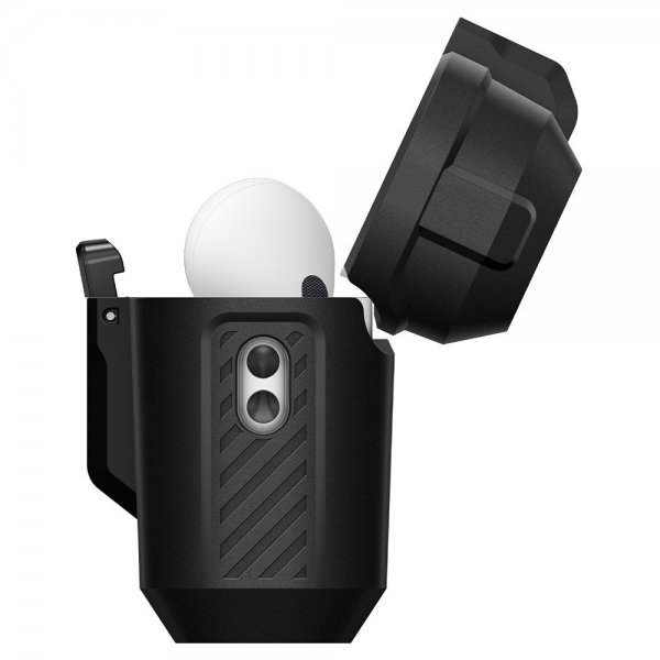 Spigen AirPods Pro 3 Deksel Lock Fit Matte Black