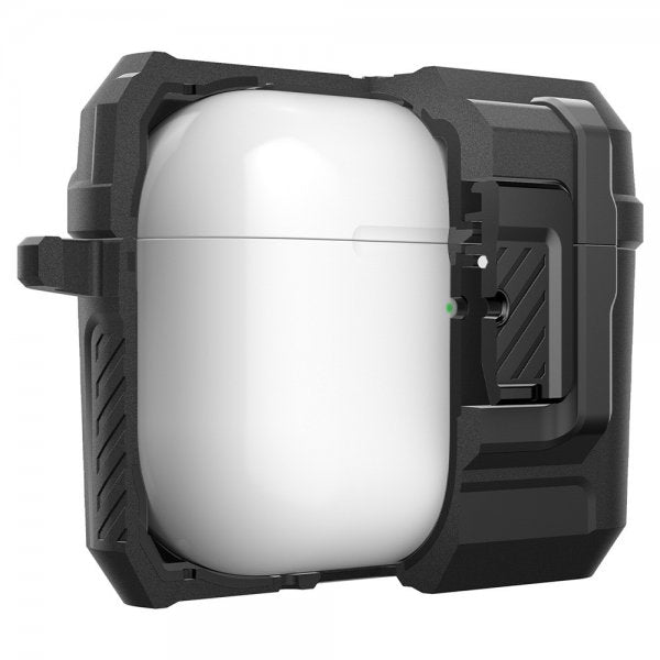 Spigen AirPods Pro 3 Deksel Lock Fit Matte Black
