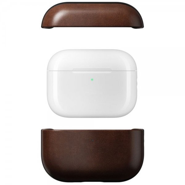Nomad AirPods Pro 3 Deksel Modern Leather Case Horween Rustic Brown