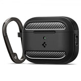 Spigen AirPods Pro 3 Deksel Rugged Armor Matte Black