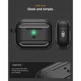 Spigen AirPods Pro 3 Deksel Rugged Armor Matte Black