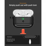 Spigen AirPods Pro 3 Deksel Rugged Armor Matte Black