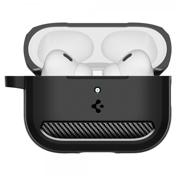 Spigen AirPods Pro 3 Deksel Rugged Armor Matte Black