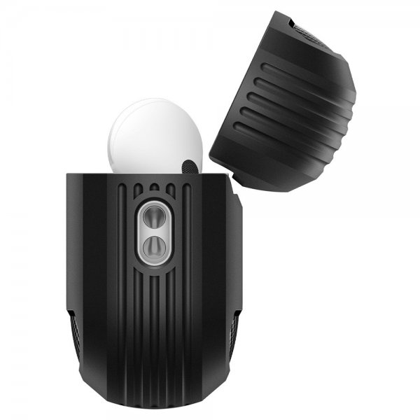 Spigen AirPods Pro 3 Deksel Rugged Armor Matte Black