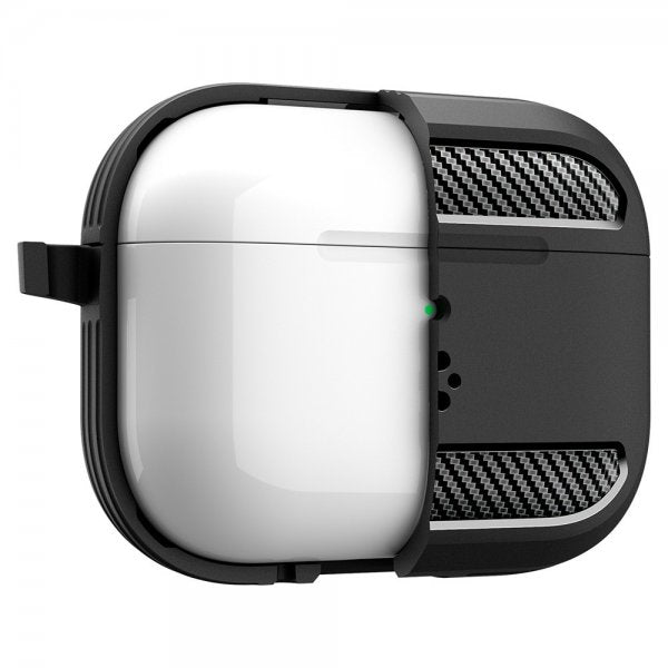 Spigen AirPods Pro 3 Deksel Rugged Armor Matte Black