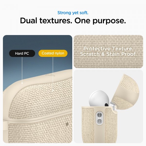 Spigen AirPods Pro 3 Deksel Urban Fit Dune Beige