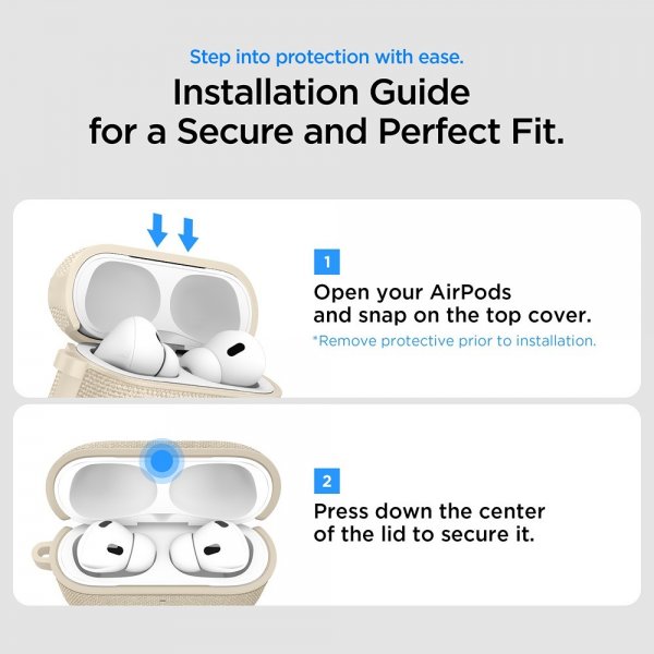Spigen AirPods Pro 3 Deksel Urban Fit Dune Beige