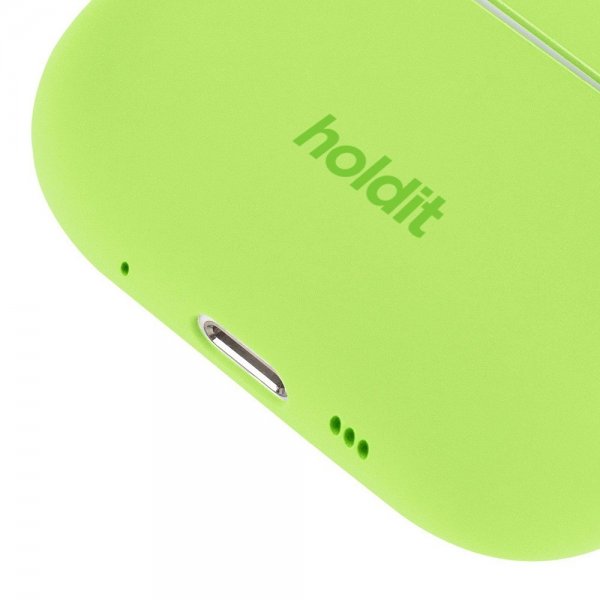 holdit AirPods Pro/AirPods Pro 2 Deksel Silikon Acid Green