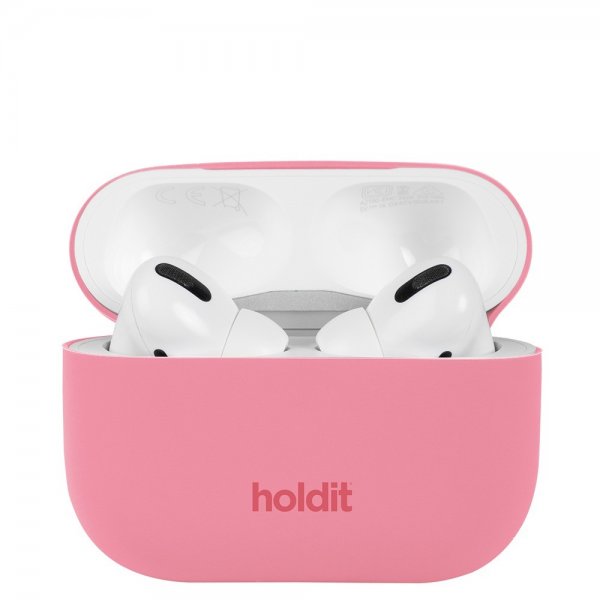 holdit AirPods Pro/AirPods Pro 2 Deksel Silikon Rouge Pink
