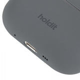 holdit AirPods Pro/AirPods Pro 2 Deksel Silikon Space Gray