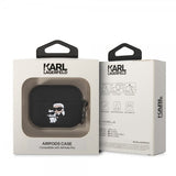 Karl Lagerfeld AirPods Pro Deksel 3D Logo Svart