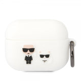 Karl Lagerfeld AirPods Pro Deksel 3D Logo Hvit