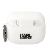Karl Lagerfeld AirPods Pro Deksel 3D Logo Hvit