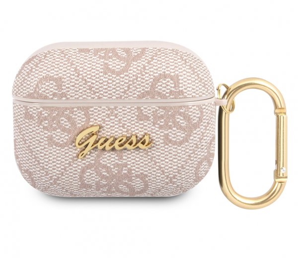 Guess AirPods Pro Deksel 4G Script Rosa