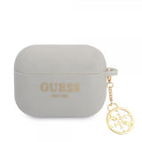 Guess AirPods Pro Deksel Classic Logo 4G Charm Grå
