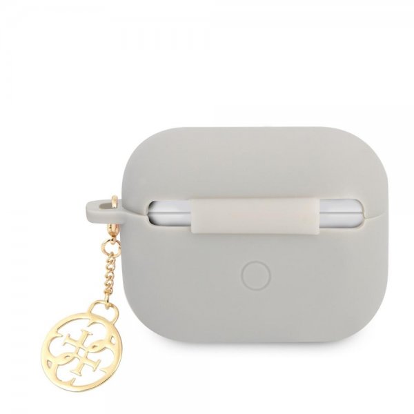 Guess AirPods Pro Deksel Classic Logo 4G Charm Grå