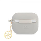 Guess AirPods Pro Deksel Classic Logo 4G Charm Grå
