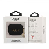 Guess AirPods Pro Deksel Classic Logo 4G Charm Svart