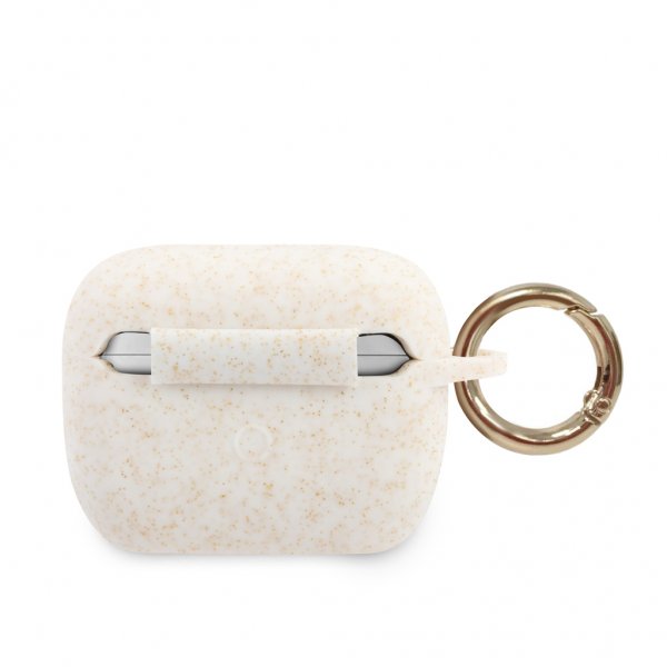 Guess AirPods Pro Deksel Glitter Hvit