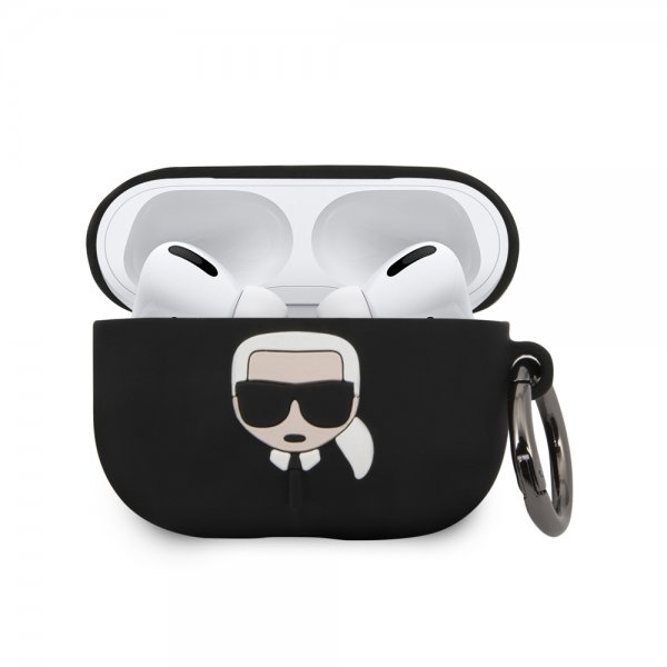 Karl Lagerfeld AirPods Pro Deksel Iconic Cover Svart