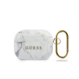 Guess AirPods Pro Deksel Marble Hvit