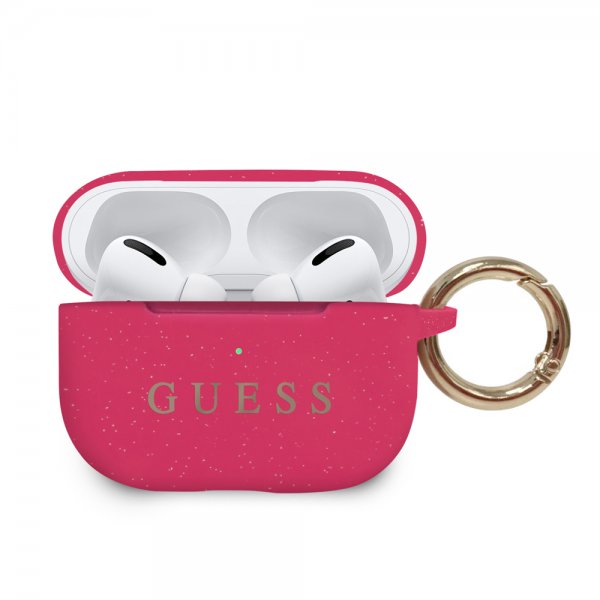 Guess AirPods Pro Deksel med Logo Magenta