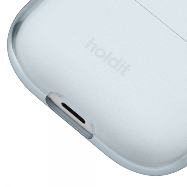 holdit AirPods Pro/AirPods Pro 2 Deksel Seethru Mineral Blue