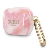 Guess AirPods Pro Deksel Shiny Marble Rosa