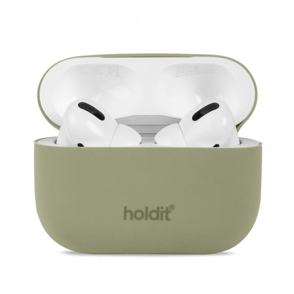 holdit AirPods Pro/AirPods Pro 2 Deksel Silikon Khaki Green