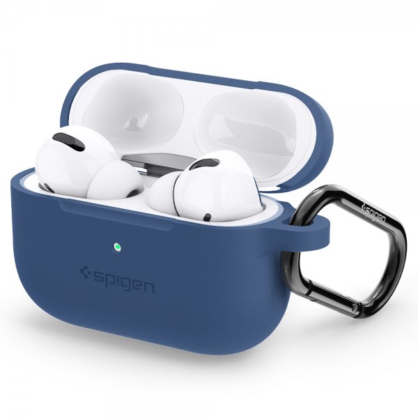 Spigen AirPods Pro Deksel Silikoni Fit Deep Blue