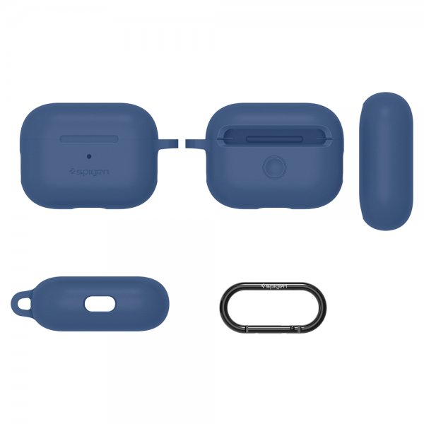 Spigen AirPods Pro Deksel Silikoni Fit Deep Blue