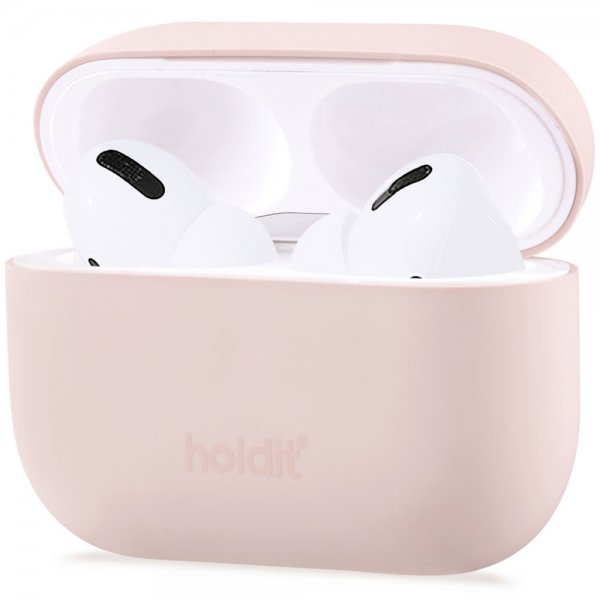 holdit AirPods Pro/AirPods Pro 2 Deksel Silikon Blush Pink