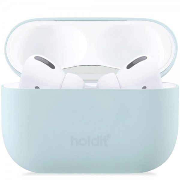 holdit AirPods Pro/AirPods Pro 2 Deksel Silikon Mint