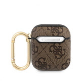 Guess AirPods (1/2) Deksel 4G Script Brun