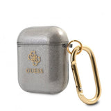 Guess AirPods (1/2) Deksel Glitter Case Svart