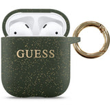 Guess AirPods (1/2) Deksel Glitter Khaki
